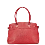 Red Leather Louis Vuitton Passy