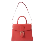 Orange Cotton Delvaux Handbag