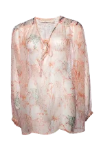 Pink Viscose Lee tops