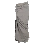 Grey Polyester Rick Owens Skirt