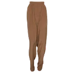 Brown Silk Yves Saint Laurent Pants