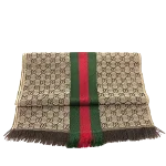 Beige Wool Gucci Scarf