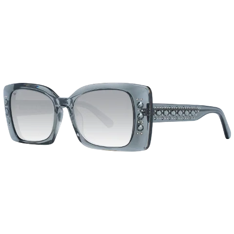 Grey Acetate Swaroski Sunglasses