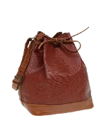 Brown Leather Louis Vuitton Noe