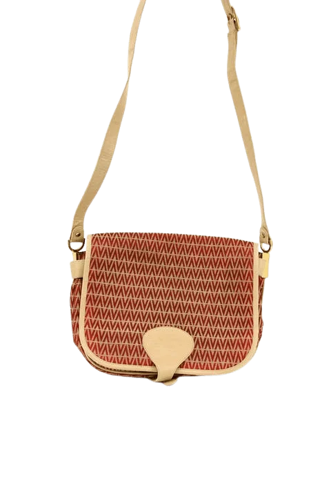 Brown Leather Valentino Crossbody Bag