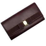 Burgundy Leather Salvatore Ferragamo Wallet