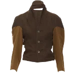 Brown Polyester Comme des Garçons Jacket