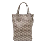 Grey Fabric Goyard Handbag