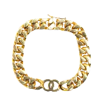 Gold Metal Chanel Bracelet