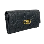 Black Leather Salvatore Ferragamo Wallet