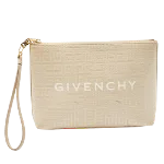 Beige Fabric Givenchy Pouch