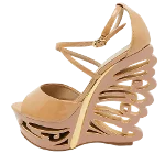 Beige Fabric Le Silla Sandal