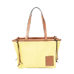 Yellow Canvas Loewe Tote