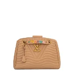 Beige Leather Louis Vuitton New Wave