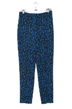 Blue Fabric Diane Von Furstenberg Pants