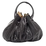 Black Leather Armani Handbag