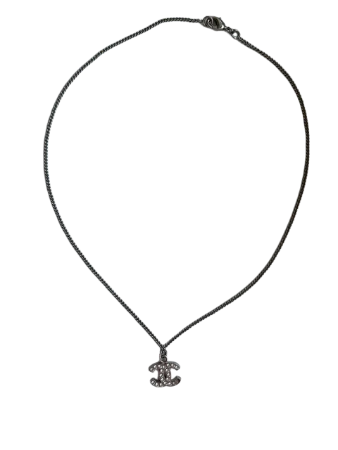 Silver Silver Chanel Necklace