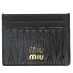 Black Fabric Miu Miu Wallet