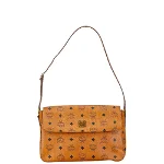 Brown Plastic MCM Handbag