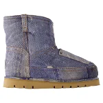 Blue Leather Acne Studios Boots