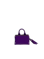 Purple Leather The Attico Handbag