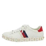 White Leather Gucci Sneakers