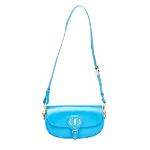 Blue Leather Dior Crossbody Bag