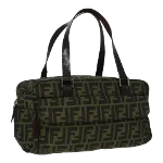 Brown Canvas Fendi Handbag