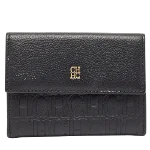 Black Leather Carolina Herrera Wallet