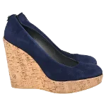 Navy Suede Stuart Weitzman Heels