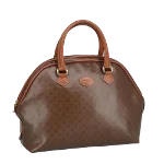 Brown Canvas Bally Handbag