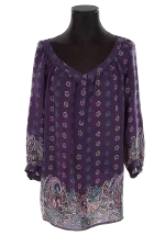 Purple Silk Gerard Darel Top