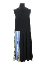 Black Polyester MSGM Dress