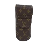 Brown Canvas Louis Vuitton Case