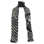 Black Fabric Dior Scarf