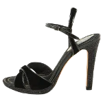 Black Velvet Rene Caovilla Sandals