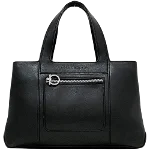 Black Leather Salvatore Ferragamo Tote