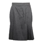 Grey Canvas Chanel Skirt