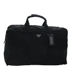 Black Canvas Prada Travel Bag