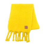 Yellow Wool Loewe Scarf