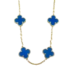 Blue Metal Van Cleef & Arpels Necklace