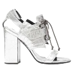 Silver Leather Proenza Schouler Sandals