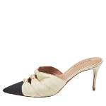 Beige Fabric Aquazzura Mules