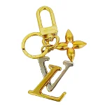 Gold Metal Louis Vuitton Key Chain