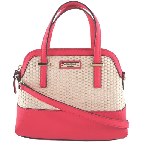 Red Fabric Kate Spade Handbag
