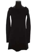 Black Viscose Plein Sud Dress