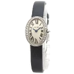 Silver White Gold Cartier Watch