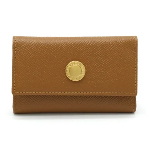 Brown Leather Bvlgari Wallet