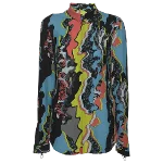 Multicolor Silk Versace Shirt