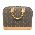 Brown Canvas Louis Vuitton Alma